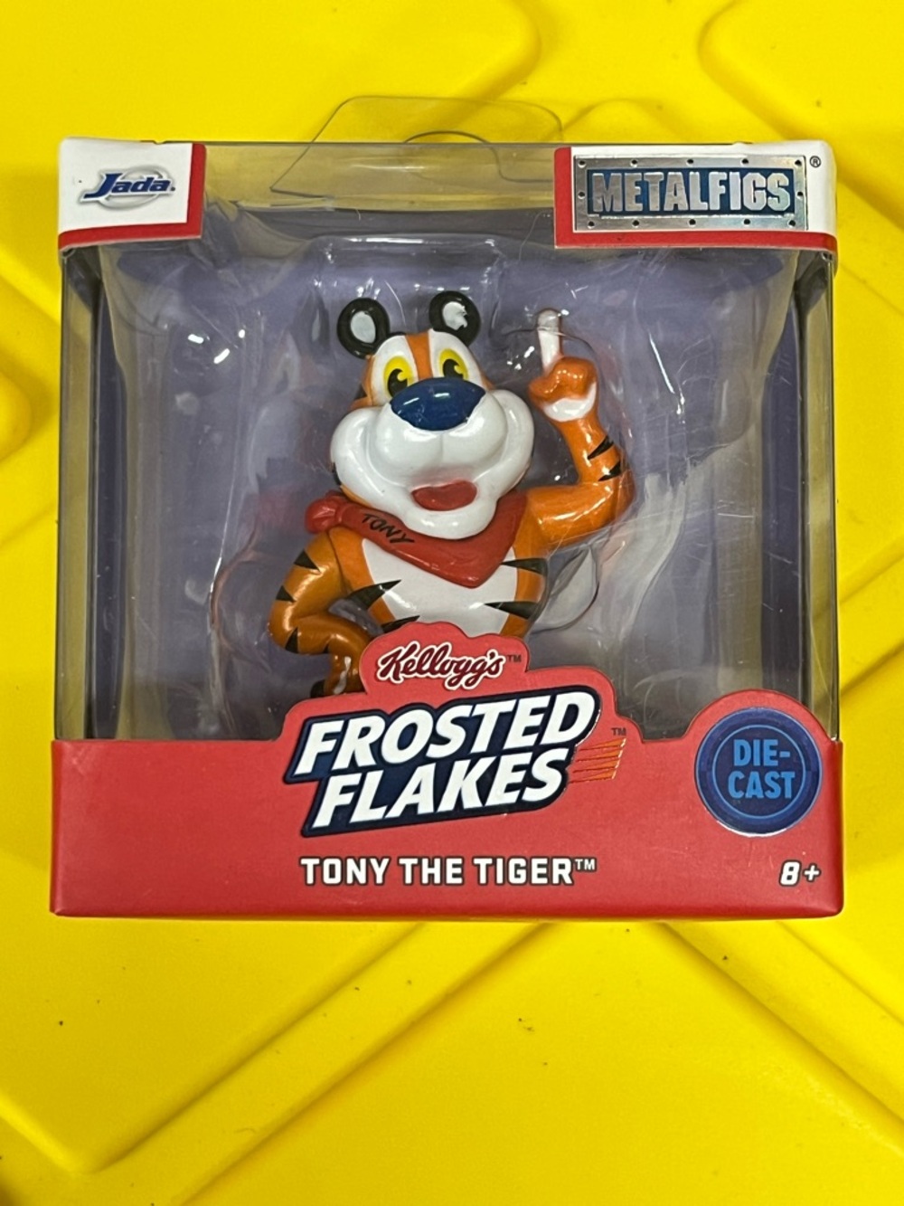 Jada Metalfigs Kellogg's Frosted Flakes Tony the Tiger Die-Cast Figure BNIP